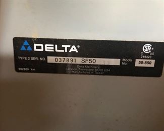 Delta SF50 dust collector 