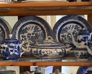 Tons of Blue and White China...Blue Willow, Occupied Japan and more...