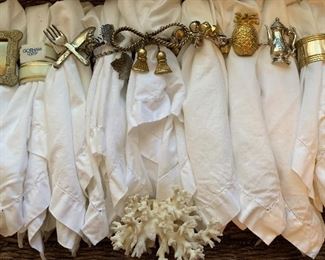 We have 11 Sets of Napkin Rings!