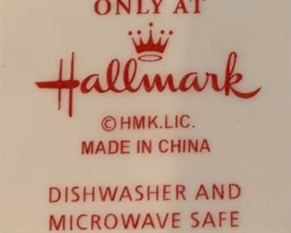 Hallmark Snowman Plate