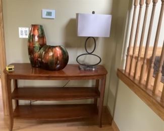 Pottery Barn Side console shelving…measures 47 w x 17d x 30h