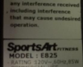 Sportsart E825 Elliptical