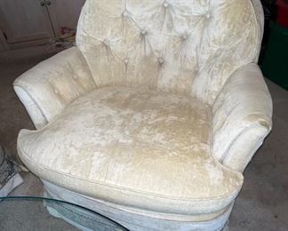 Second Cream Swivel Chair