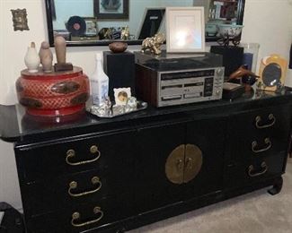 Asian Style Black Dresser