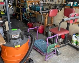 Shop Vac Vacuums, Weight Set with Weight Chair/ Bench