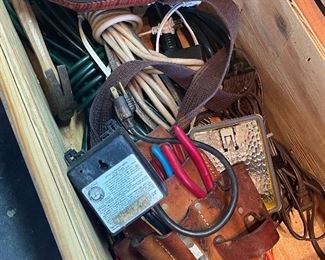 Tool Belts, More Extension Cords, Timers, Clip Lights