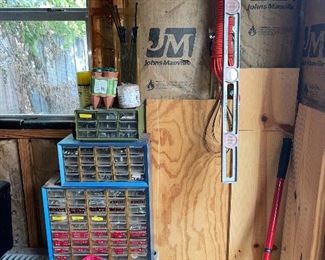 Metal storage cabinets of screws and nails ectra