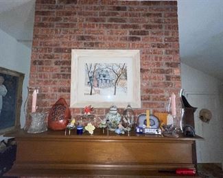 Variety of Vintage and New Home Decor