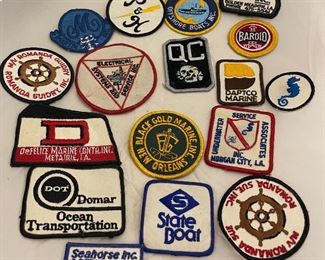 Variety of Marine and Off Shore Patches