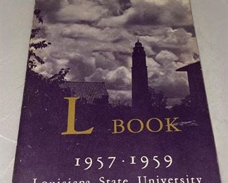 1956 1957 Louisiana State University L Book