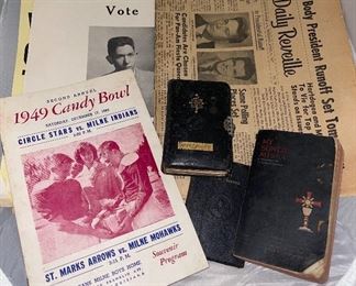 Vintage Missal Books and Paper Memorabilia 