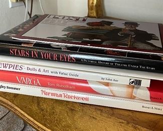 Varga Pin-up Book, Kewpies , Norman Rockwell, Movie Stars Books
