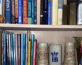 Beer Steins, Budweiser Beer Mugs, Exercise Books, Koran Books, Religious Books