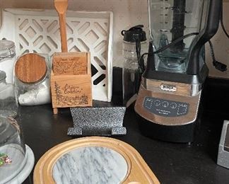 Ninja Blender, Cajun Coasters, Serving Tray 