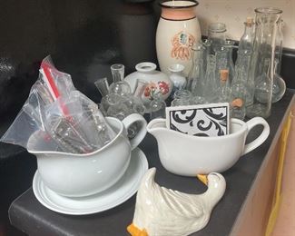 Gravy Boats, Tiny Jars, Duck Towel Holder