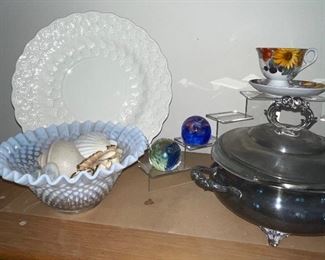 Moonstone Ruffled Bowl, Serving Pieces