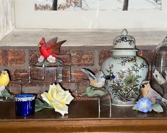 Bird Ginger Jar, Lefton Birds, 