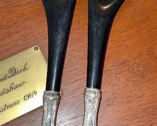 Towel Sterling Silver Salad Serving Set