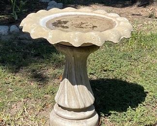 Stone Bird Bath