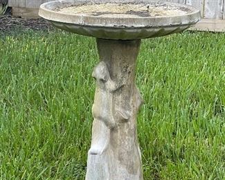 Squirrel Bird Bath