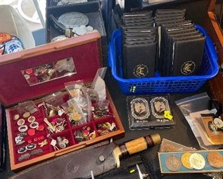 Knives, Cufflinks and Tie Clips