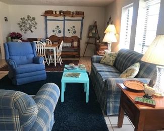 Very Clean Sofa and Love Seat