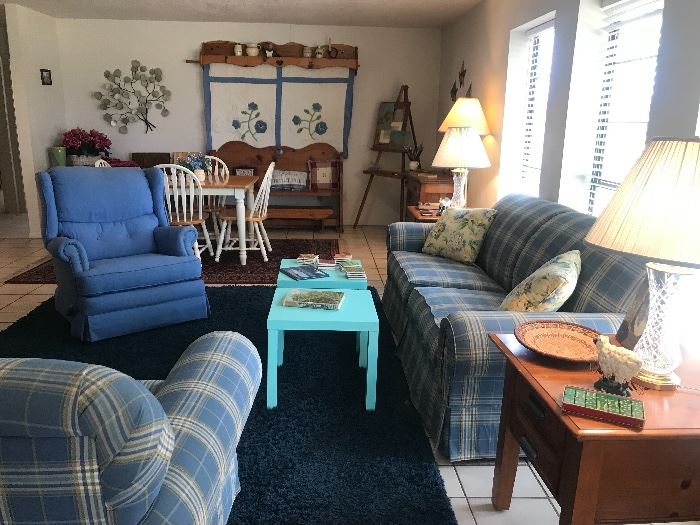 Very Clean Sofa and Love Seat