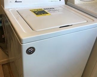 Almost new Amana washing machine