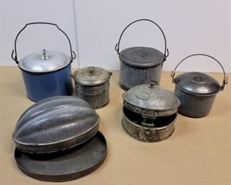 Antique tin items