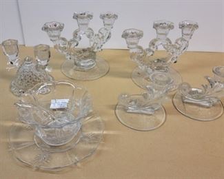 Various glass items