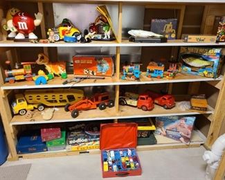 Vintage toys, MM characters, games