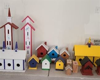 Custom made birdhouses