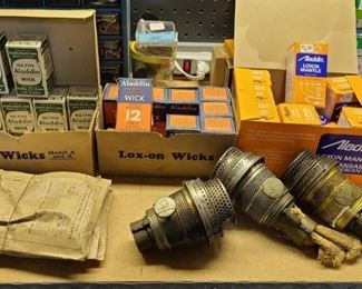 Large selection of oil lamp (Aladdin) supplies