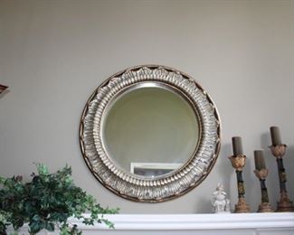 DECORATIVE MIRROR, LLADRO, CANDLE HOLDERS