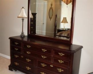 BASSETT DRESSER, LAMP