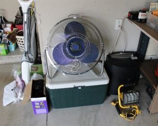 COOLER, FAN, SHOP LIGHT