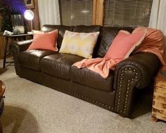 Leather sofa