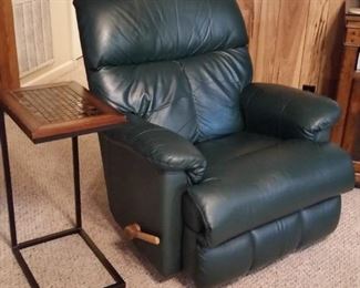 Leather La-z-boy rocker recliner
