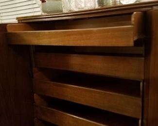 A look inside the vintage cabinet