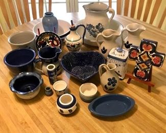 Blue and White Pottery