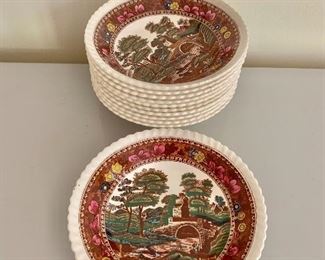 $88 - Set of 11 Spode berry bowls