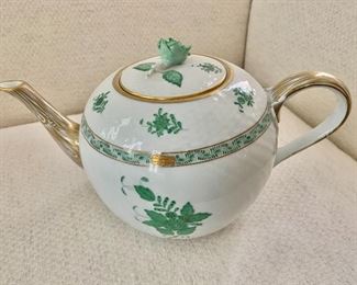 $175 - Herend tea pot. 7"H x 12"W x 7"D