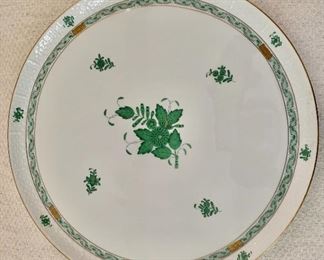 $165 - Herend Chinese Bouquet round cake plate;