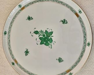 $165 - Herend Chinese Bouquet round cake plate; 