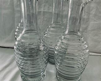 $20 EACH : Quality glass serving pitchers - perfect for parties!  10 available