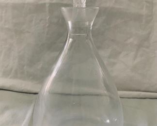 $160 -   Lalique "Phalsbourg" decanter; approx 10” including stopper