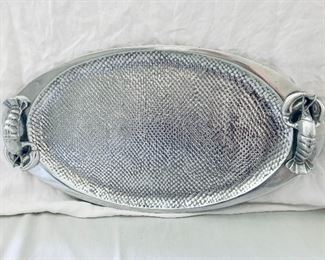 $80 - Wilton Lobster platter; signed; approx 20”X11”