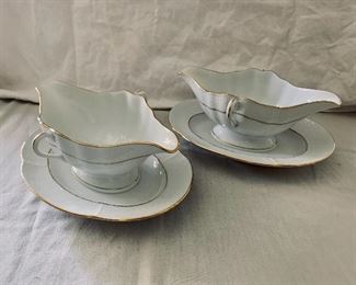 $145 each - Herend “Gold Edge” gravy boats - excellent condition.  Like new.