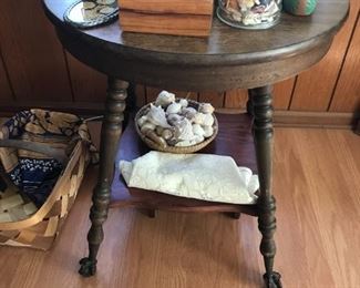 Claw Foot Antique Table $ 78.00