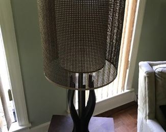 Mid Century Wood Lamp $ 98.00